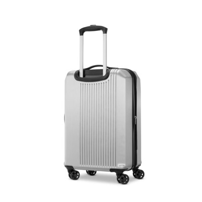 Samsonite Alliance 10 Hardside Carry-On Suitcase Spinner, Aluminum Silver (145793-7378)