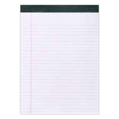 Roaring Spring Paper Products Notepad, 8.5 x 11.75, Legal Ruled, White, 40 Sheets/Pad, 72 Pads/Case (74713CS)