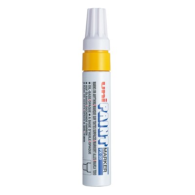 uni PAINT PX-30 Oil-Based Paint Marker, Broad Line, Yellow (63735)