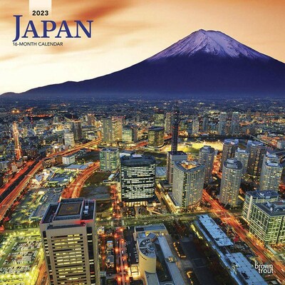 2023 BrownTrout Japan 12 x 12 Monthly Wall Calendar, (9781975451882)