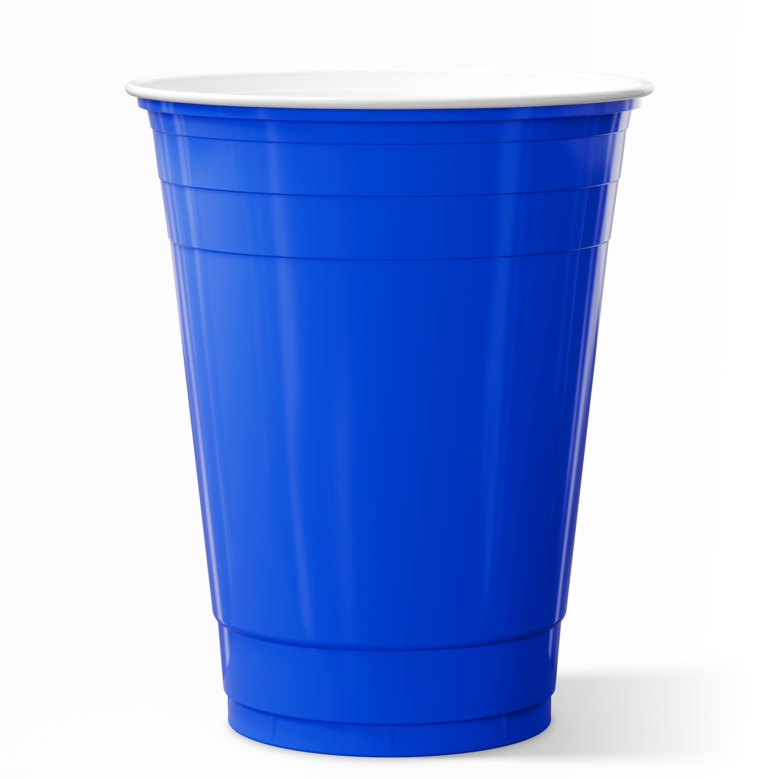 Perk™ Plastic Cold Cup, 16 Oz., Blue, 50/Pack (PK45561)