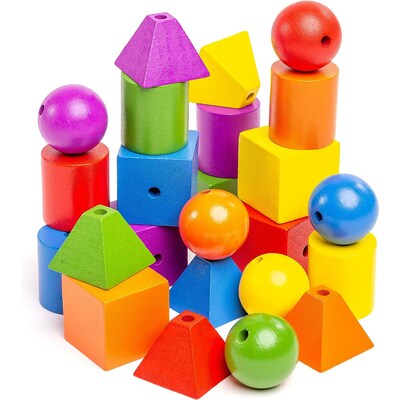 Stages Learning Materials Language Builder® Stringing Beads, Classroom Set of 384