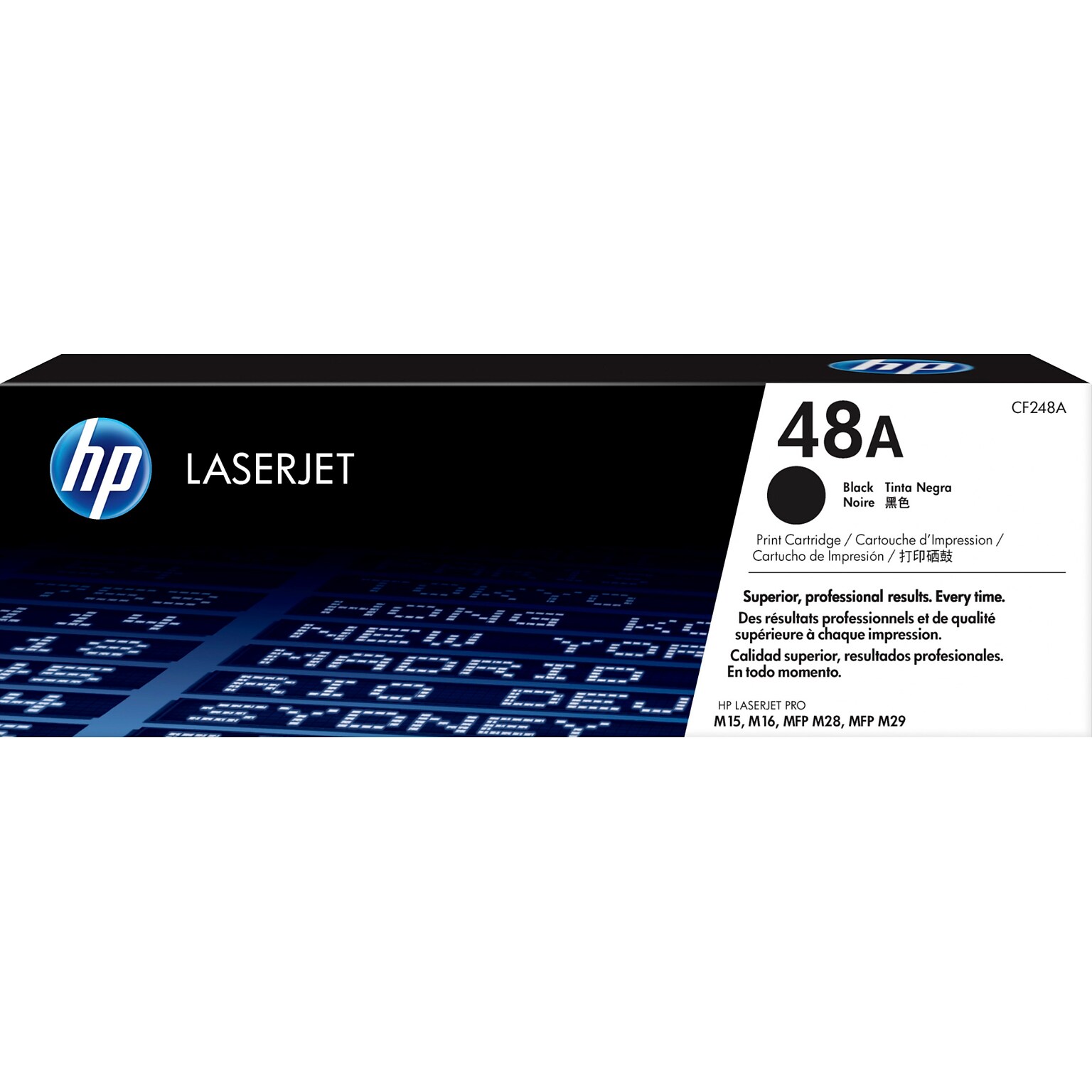 HP 48A Black Standard Yield Toner Cartridge, Prints Up to 1,000 Pages (CF248A)