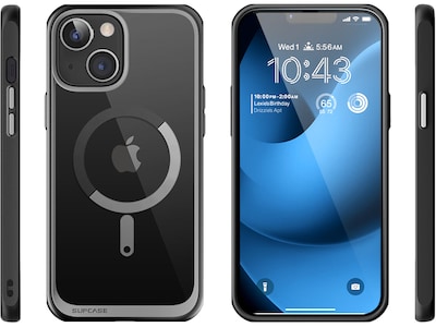 SUPCASE Unicorn Beetle MAG Black Slim Case for iPhone 14 Plus (SUP-iPhone2022-6.7-UBMag-Black)