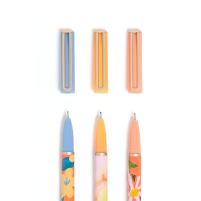 U Brands Catalina Pens Pen, Medium Point, 0.7mm, Black Ink, 3/Pack (7076U06-48)