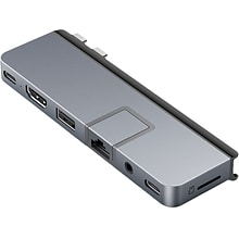 Hyper Products Duo Pro 7-Port USB-C Hub, Space Gray (HD575-GRAY)