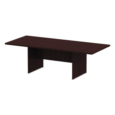 Alera Valencia Series Rectangular Conference Table, 94.5 x 41.38 x 29.5, Mahogany (ALEVA719642MY)