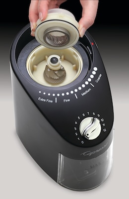 Capresso Infinity Plus Burr Coffee Grinder, Black (570.01)
