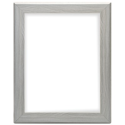 Excello Brands Plastic Snap Frame, 8.5" x 11", Vertical/Horizontal, Wall Mounted, Gray Oak (SF-8511-GRYOAK)