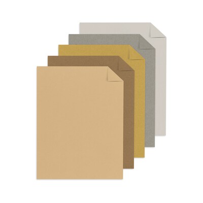 Neenah Naturals Cardstock 8.5X11 50/Pkg-5 Colors/10 Each