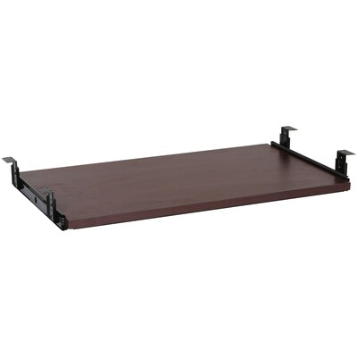Lorell Universal Laminate Keyboard Tray, Mahogany (LLR87523)