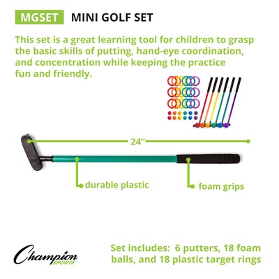 Champion Sports Mini Golf Set (CHSMGSET)