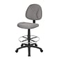 Boss Drafting Stool w/ Footring; Gray