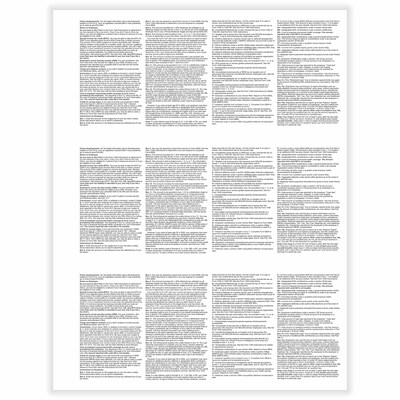 ComplyRight 2026 W-2 Blank Tax Form, 3-Up, with Backer Instructions and Stub, 500/Pack (5211B)