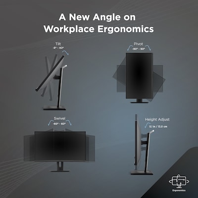 ViewSonic 27" FHD 100Hz LCD Monitor, Height Adjustable (VG2748N)