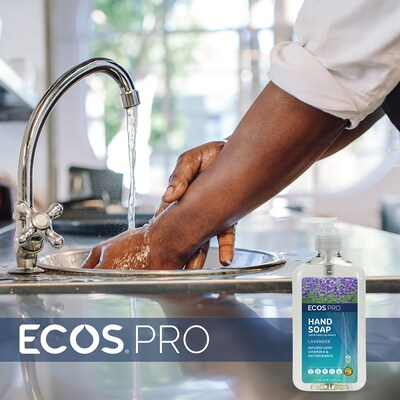 ECOS PRO Liquid Hand Soap, Lavender Scent, 17 Oz. (PL9665/6X)