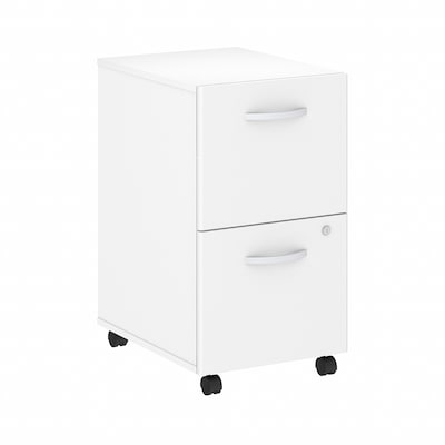 Bush Business Furniture Studio C 2-Drawer Mobile Vertical File Cabinet, Letter/Legal Size, Lockable,