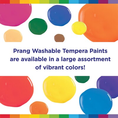 Prang Washable Ready-to-Use Paint, Orange, 128 oz.