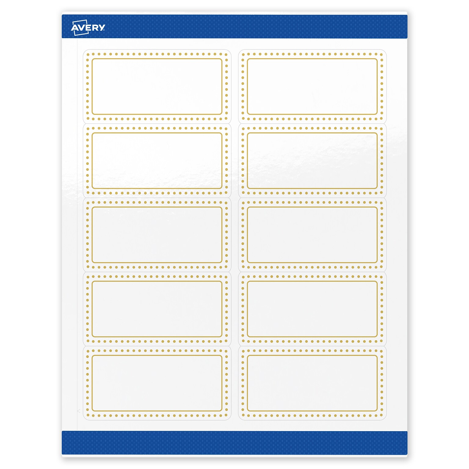 Avery Laser/Inkjet Rectangle Multipurpose Labels, 2 x 4, White, 100/Pack (S00-DJ5)