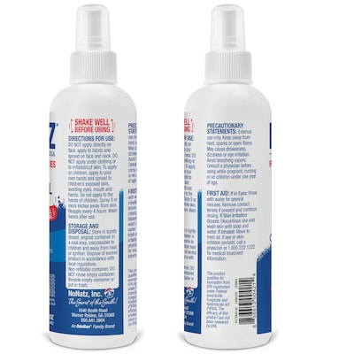 No Natz Natural DEET-Free Insect Repellent Spray for Gnats, Fresh Scent, 8oz (9175A95-8Z12)