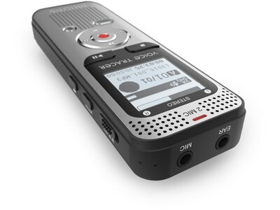 Philips Voice Tracer Digital Recorder, 8GB, Silver/Black (DVT2015/00)