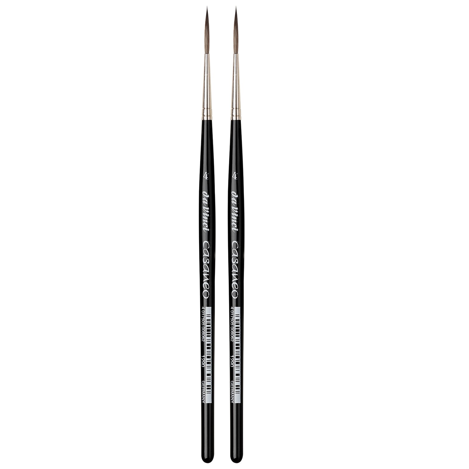 da Vinci CASANEO Watercolor & Acrylic Synthetic Rigger, 2 /Pack (DVXVA12904-2)