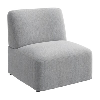 Bush Business Furniture Assemble Modular Lounge Chair, Armless, Fog Fabric (ASM130FGF-03)
