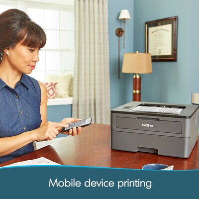 Brother HL-L2370DW XL Bundle Wireless Black & White Laser Printer (HLL2370DWXL), Refresh Subscriptio