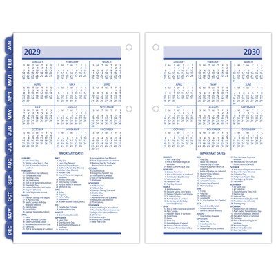 2027 AT-A-GLANCE QuickNotes 6" x 3.5" Daily Calendar Refill Pages (E517-50-27)