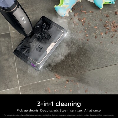 Shark Steam Pickup 3-in-1 Steam Mop, Black/Stone Metallic (SD201)