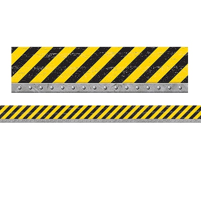 Teacher Created Resources Under Construction Straight Border Trim, 35 ft., 6 Packs (TCR8740-6)