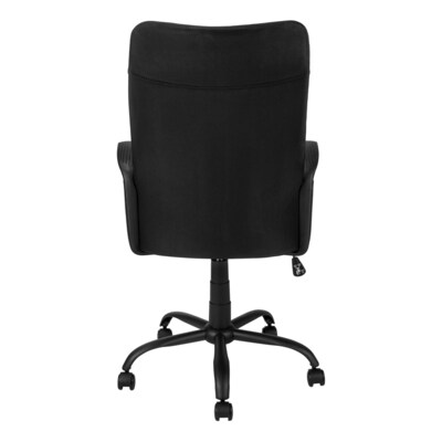 Monarch Specialties Inc. Ergonomic Nylon Swivel Computer and Desk Chair, Black (I 7248)