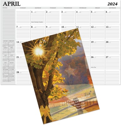 Custom HDI Monthly Desk Planner 7x10