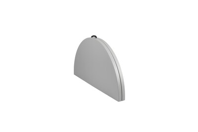 National Public Seating CMFIH Series 60" Round Fold-In-Half Folding Table, Grey (CMFIH60R)
