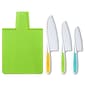 Tovla Jr. Kids Kitchen Knife & Cutting Board Set, Green (YH-70VJ-VYKY)