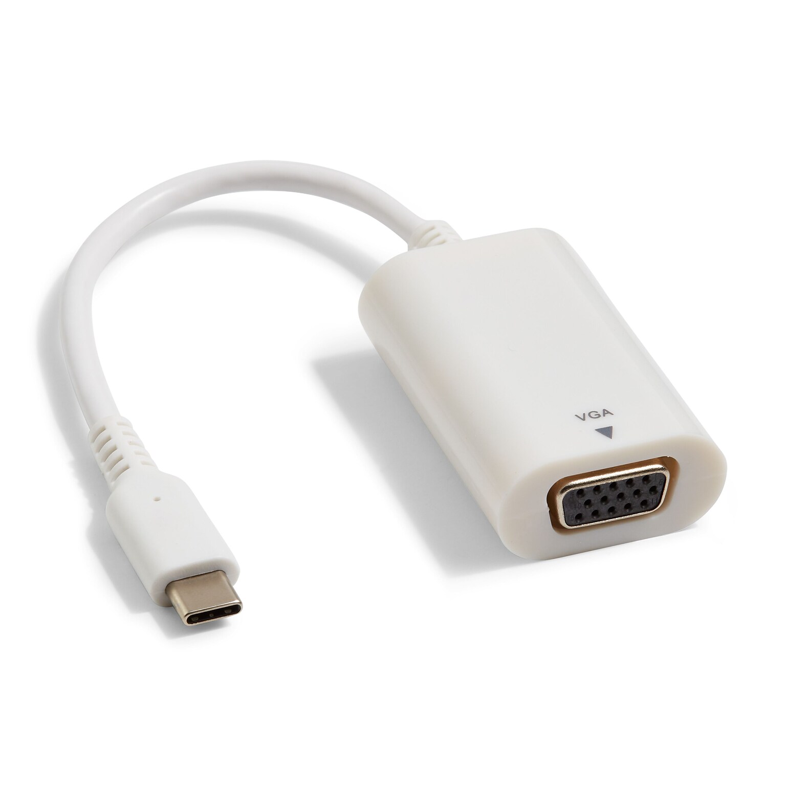 NXT Technologies 0.5 USB C/VGA Adapter, White (NX60401)