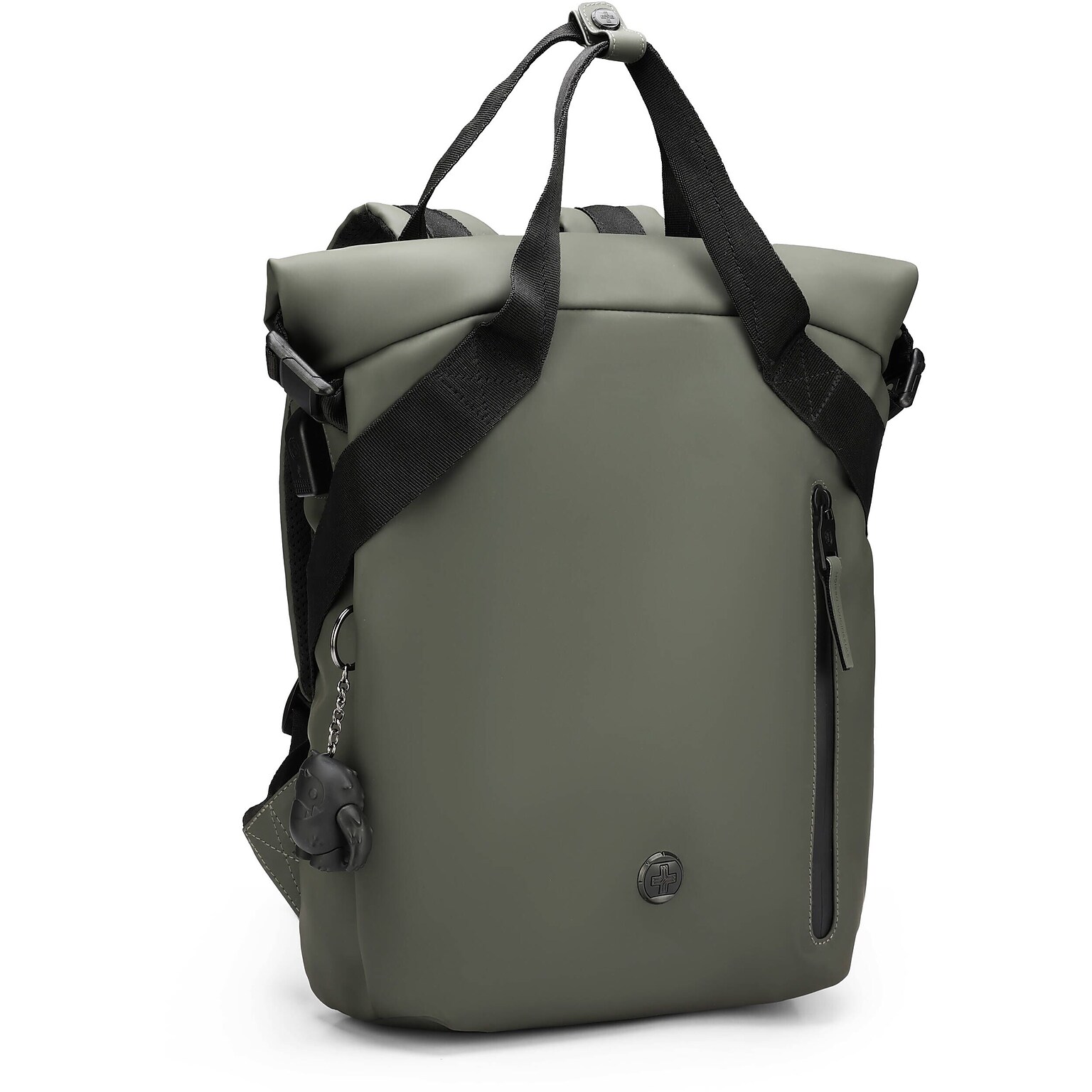 SwissDigital LAMONE Laptop Backpack, Medium, Dark Green (SD1686-23)