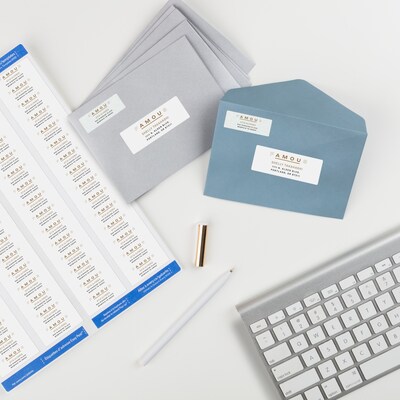 Avery Easy Peel Inkjet Return Address Labels, 2/3" x 1-3/4", Matte White, 1500 Labels/Pack (8195)