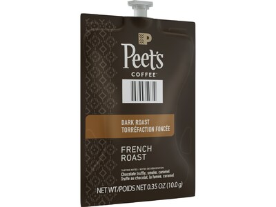 Peets Coffee French Roast Flavia Freshpacks, Dark Roast, 38/Carton (48141)