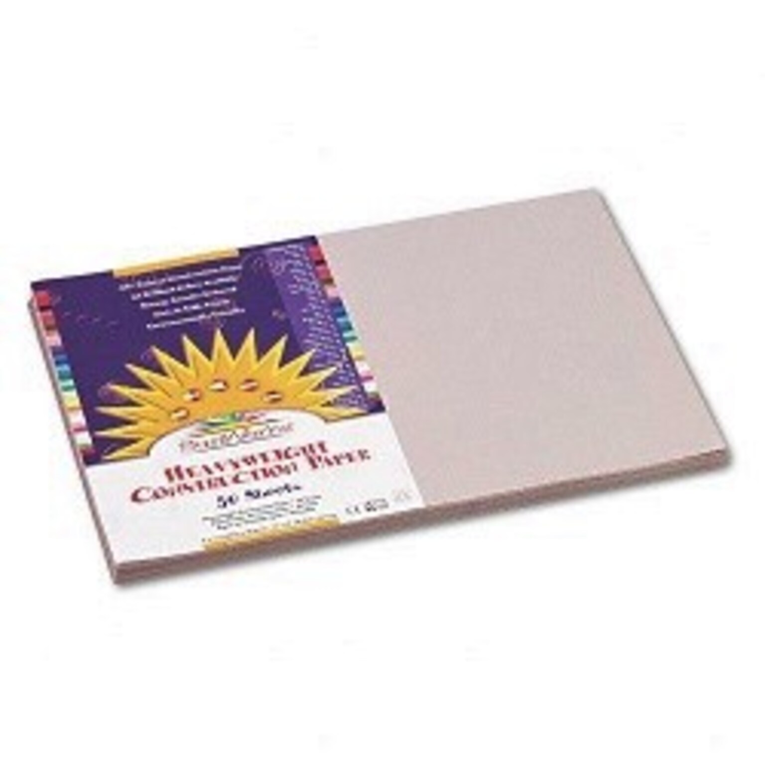 American Paper 12 x 18 Construction Paper, Gray, 50 Sheets/Pack (CP12PGY)