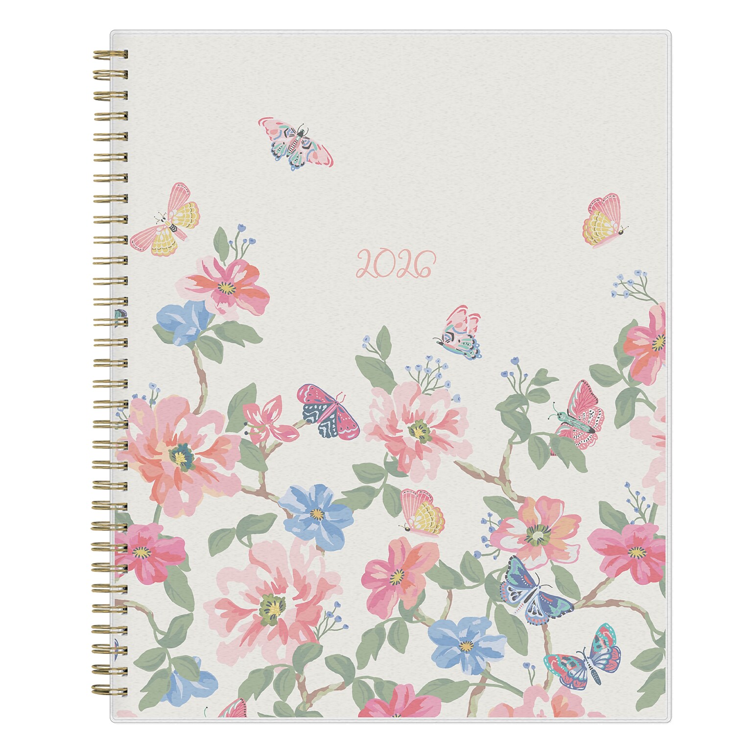 2026 Blue Sky Fly By 8.5 x 11  Weekly & Monthly Planner, Plastic Cover, Multicolored (140195-26)