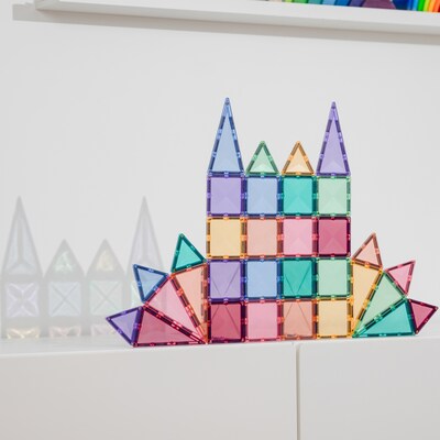 Connetix Magnetic Tiles Pastel Mini Pack, 32 Pieces (CNTP00032MI)