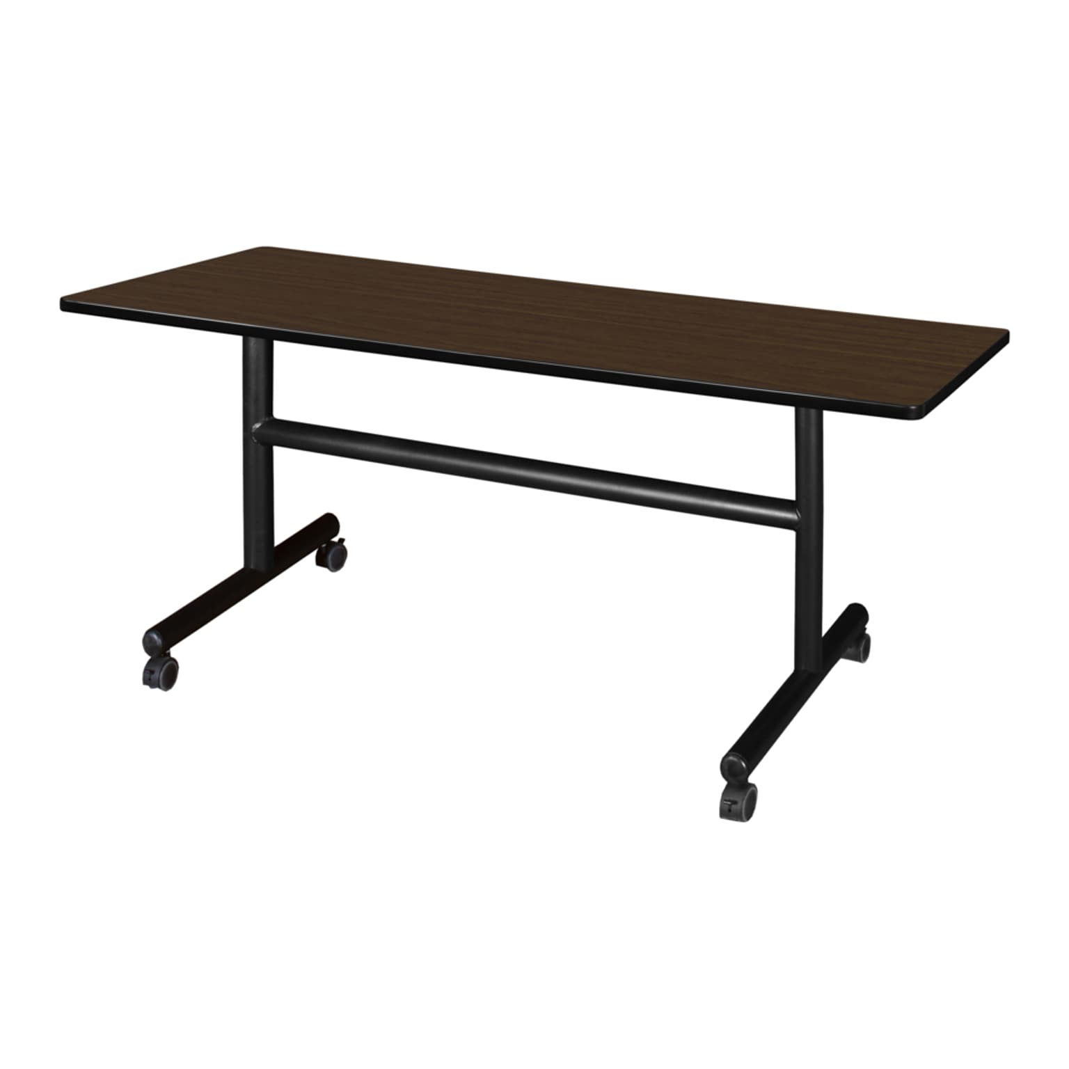 Regency Kobe Flip-Top Training Nesting Table, 60 x 30, Neo Walnut (MKFT6030NW)