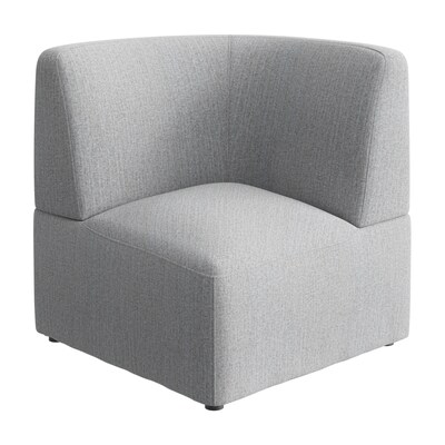 Bush Business Furniture Assemble Modular Corner Lounge Chair, Fog Fabric (ASM330FGF-03)