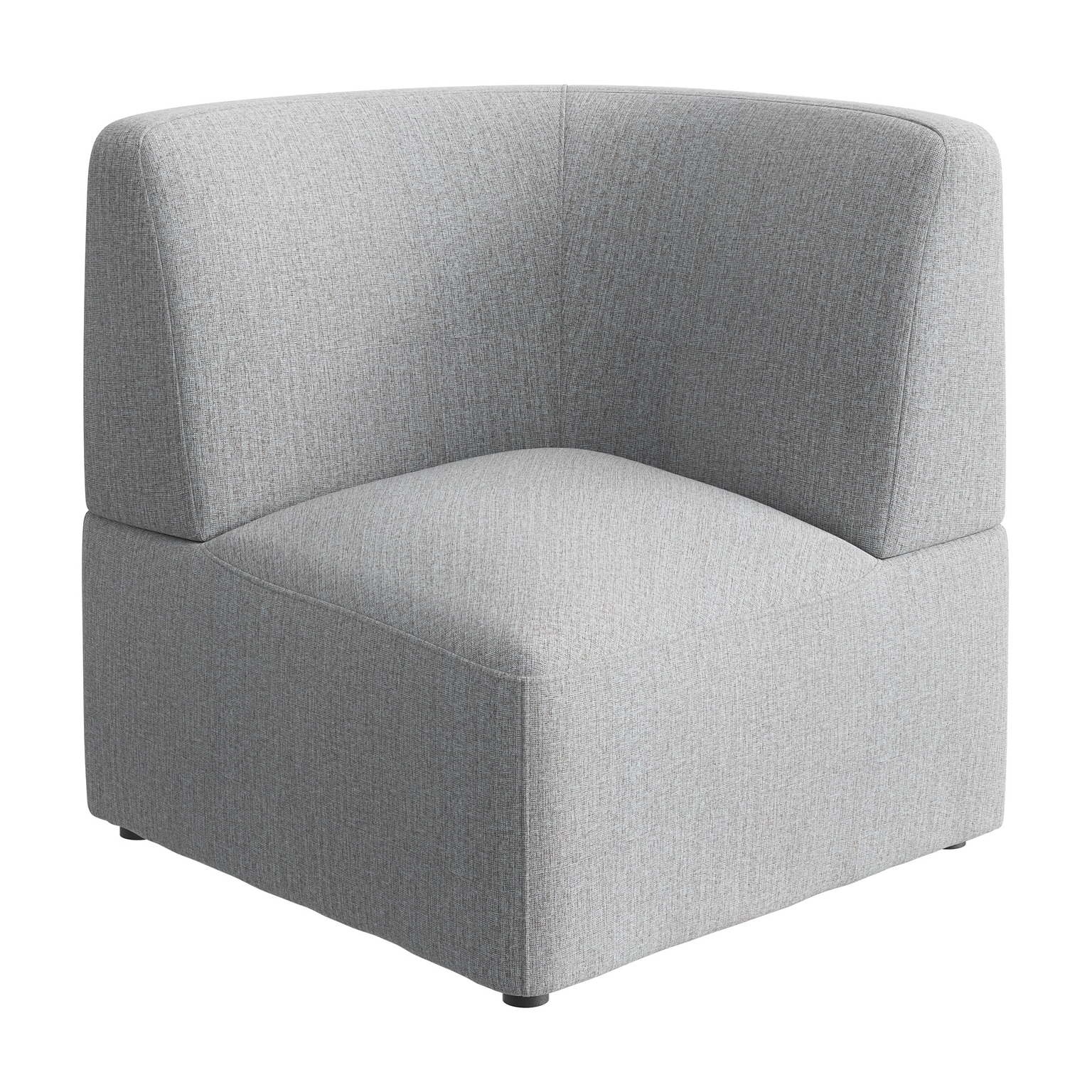 Bush Business Furniture Assemble Modular Corner Lounge Chair, Fog Fabric (ASM330FGF-03)
