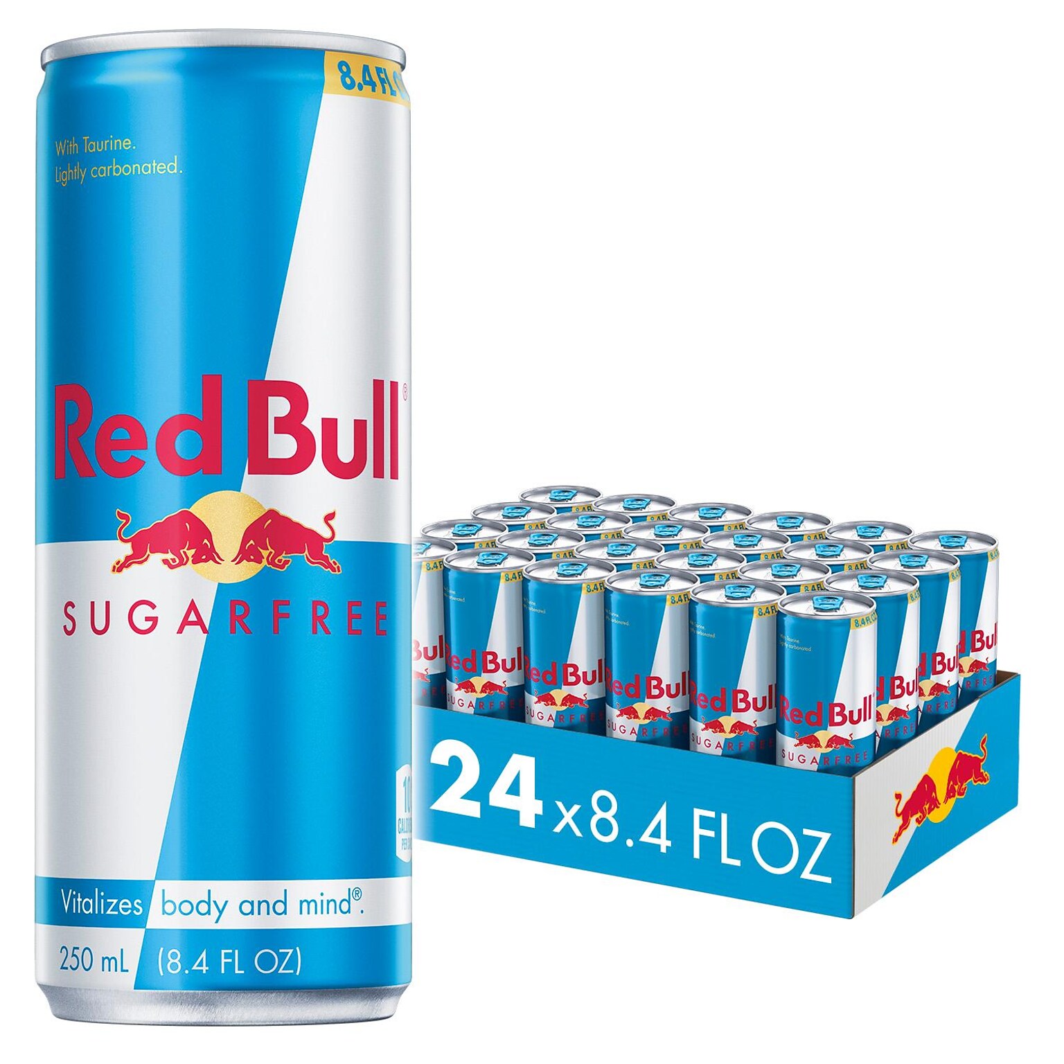 Red Bull Sugarfree Original Energy Drink, 8.4 oz., 24/Carton (RBD122114)