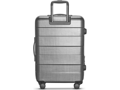 Solo New York Re:serve Recycled Plastic Check-In Spinner Luggage, Gray (UBN922-10)