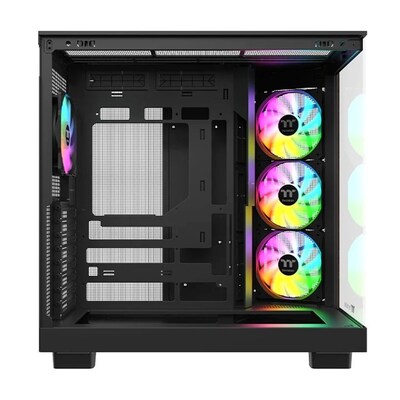 Thermaltake View 380 XL ATX Mid-Tower Computer Case, Black (CA-11E-00M1WN-WS)