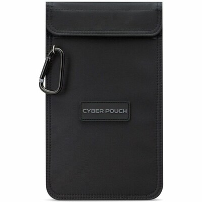 Cellairis CYBERSYSTEM Water Resistant Pouch for All Smartphones, Shock Absorbing, Black (04-0190004)