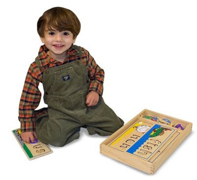 Melissa & Doug 72 Piece See and Spell Puzzle (2940)